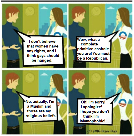 cartoon muslim misogyny is ok